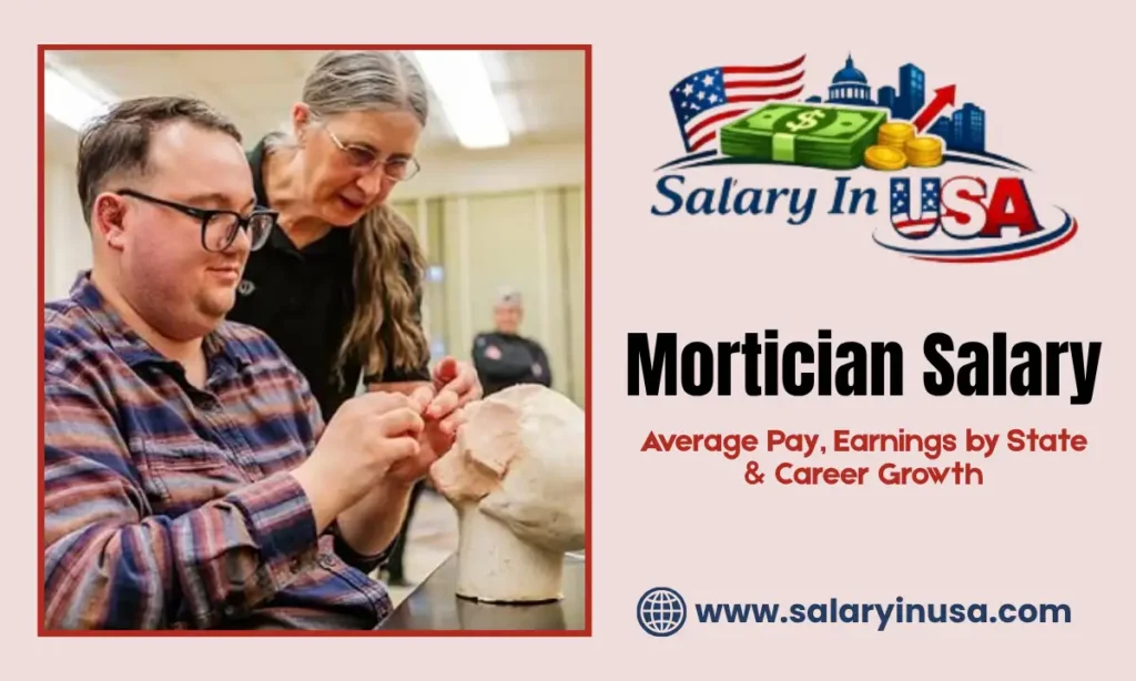 mortician salary